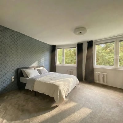 Rent of a spacious 3-room apartment, 94 m², in Karlova Ves, Bratislava, Slovakia