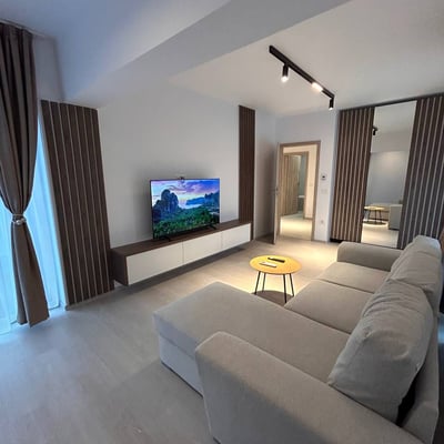 Rent of a new furnished 2-room apartment, 58 m², Sector 4, Bucharest, Romania