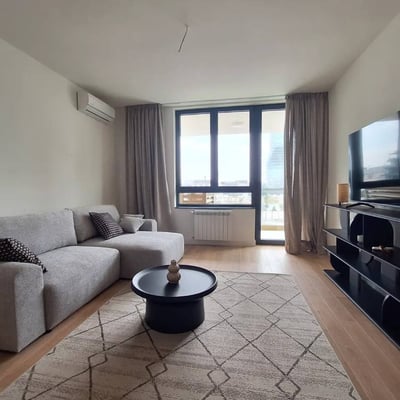 Аренда новой двухкомнатной квартиры 59 м² в жилом комплексе премиум-класса BW Lumia, Белград, Сербия