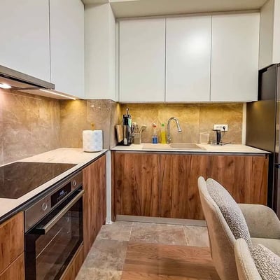 Rent of a stylish 3-room apartment, 80 m², BW Sole premium residential complex, Belgrade, Serbia