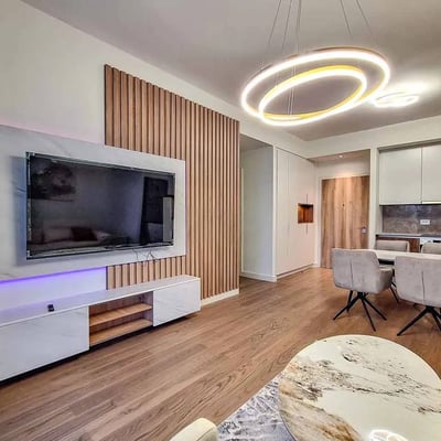 Rent of a stylish 3-room apartment, 80 m², BW Sole premium residential complex, Belgrade, Serbia
