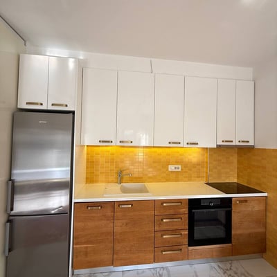 Rent of a bright 3-room apartment, 54 m², in a new building in the center of Belgrade, Serbia