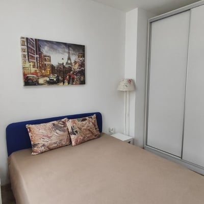 Rent of a cozy renovated 2-room apartment in Troshevo, Varna, Bulgaria