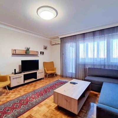 Rent of a cozy 3-room apartment, 75 m², near the waterfront in Zemun, Belgrade, Serbia
