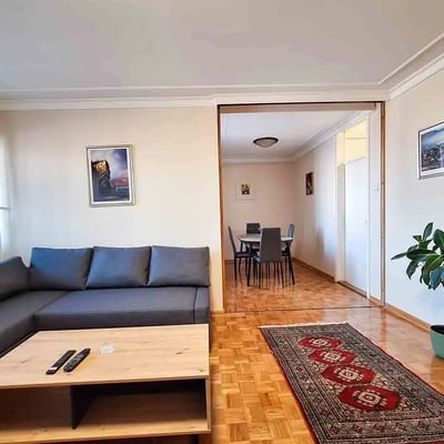 Rent of a cozy 3-room apartment, 75 m², near the waterfront in Zemun, Belgrade, Serbia
