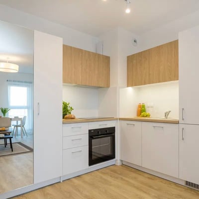 Location d’appartements lumineux de 2 pièces, 44 m², Podgórze, Cracovie, Pologne