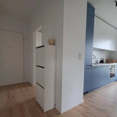 Rent of a bright 3-room apartment, 54 m², in a new building in Stare Podgórze, Kraków, Poland