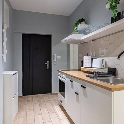 Rent of a bright 1-room apartment, 45 m², in the Old Town center of Belgrade, Serbia