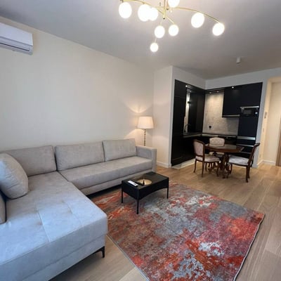 Miete einer hellen 2-Zimmer-Wohnung, 53 m², im Premium-Wohnkomplex BW King’s Park, Belgrad, Serbien