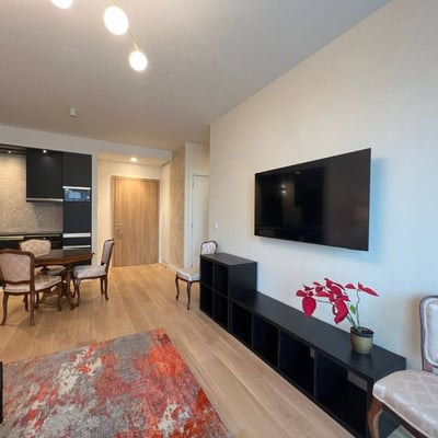 Miete einer hellen 2-Zimmer-Wohnung, 53 m², im Premium-Wohnkomplex BW King’s Park, Belgrad, Serbien