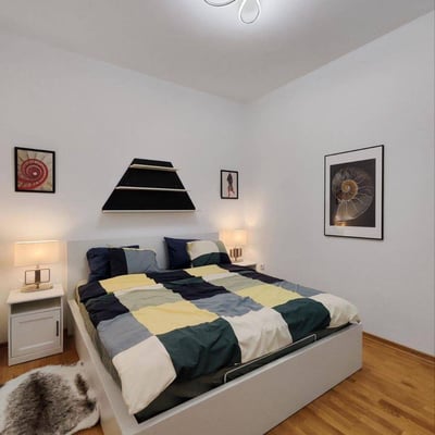 Аренда двухкомнатной квартиры с новым ремонтом, 44 м², напротив парка Ташмайдан, Белград, Сербия