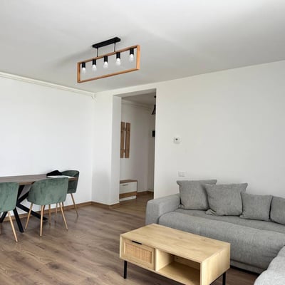 Rent of a modern 3-room apartment in Blue Residence Sanpetru, Brașov, Romania