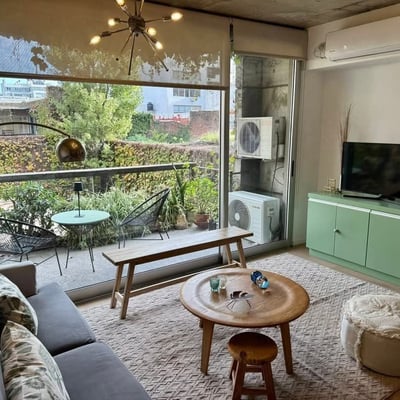 Rent of a bright, cozy 3-room apartment, 70 m², Palermo, Buenos Aires, Argentina