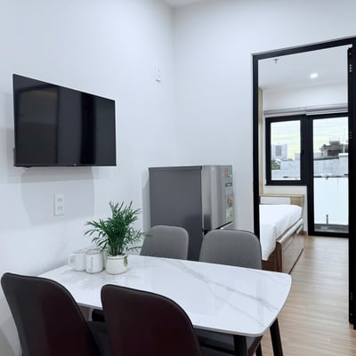 Rent of a bright, furnished apartment with 2 bedrooms, My An, Da Nang, Vietnam