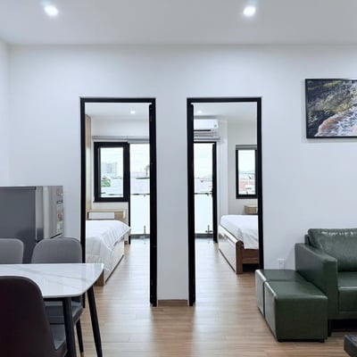 Alquiler de un luminoso apartamento amueblado con 2 dormitorios, My An, Da Nang, Vietnam