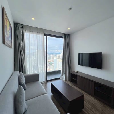 Rent of a comfortable, furnished 2-room apartment, 58 m², city center, Nha Trang, Vietnam