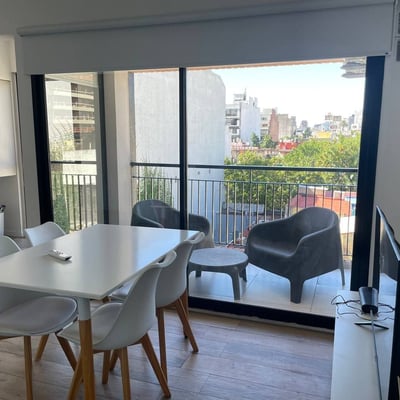 Location d’un appartement lumineux de 2 pièces, Villa Crespo, Buenos Aires, Argentine