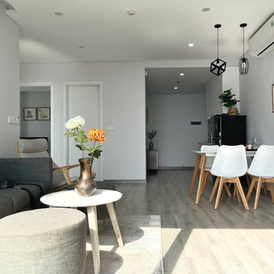 Location d’un appartement meublé de 2 chambres avec vue sur la mer, 77 m², centre-ville, Nha Trang, Vietnam