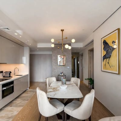 Аренда новой дизайнерской двухкомнатной квартиры с прекрасным видом, 62 м², Белград, Сербия