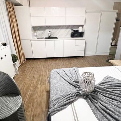 Rent of a studio apartment on the first sea line, 43 m², Mamaia, Romania