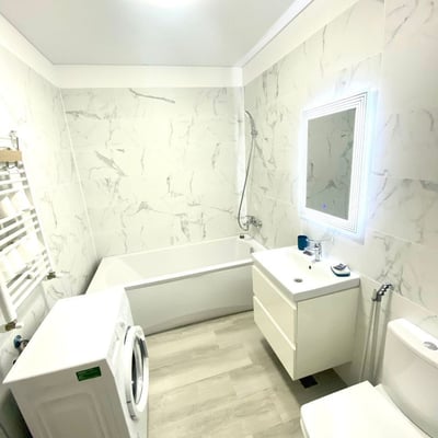 Rent of a bright studio apartment with balcony, Mamaia Sat, Romania