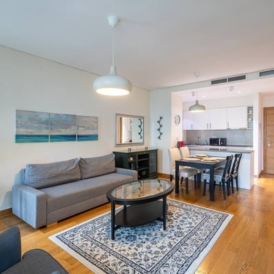 Аренда уютной двухкомнатной квартиры в ЖК BW Residences, 61 м², Белград, Сербия