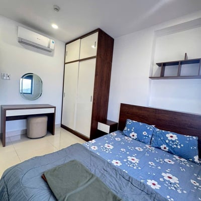 Location d’un appartement lumineux de 3 pièces avec vue sur la mer et la ville, 74 m², nord de Nha Trang, Vietnam
