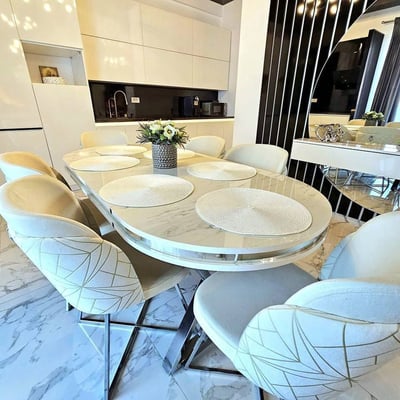 Modern penthouse for rent with 3 rooms and terrace, Mamaia Sat, Romania