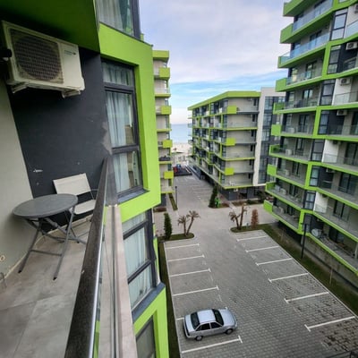 Helles Studio zur Miete mit Balkon, Mamaia Sat, Rumänien