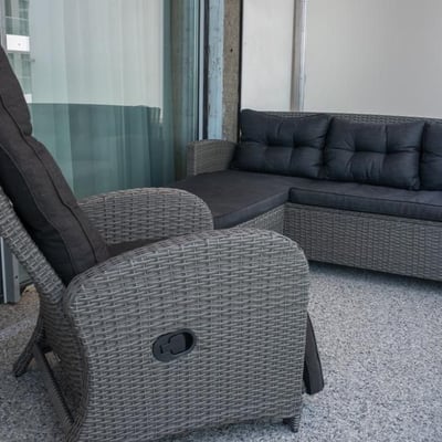 Helles Studio mit Meerblick in erster Linie zur Miete, Mamaia Sat, Rumänien