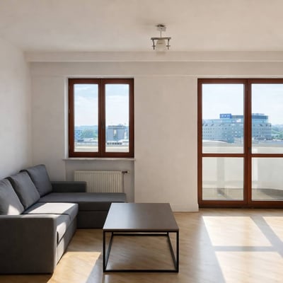 Bright 2-room apartment for rent, 72 m², Mokotów, Warsaw, Poland