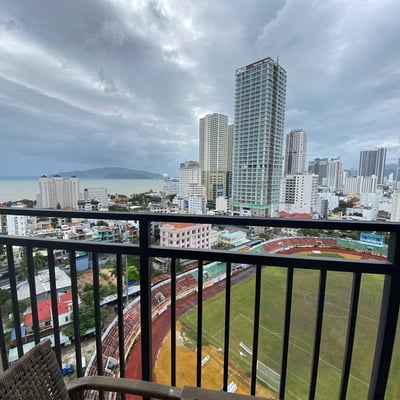 Furnished 55 m² sea view apartment for rent with 1 bedroom, Nha Trang, Vietnam