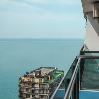 Аренда уютной квартиры с видом на море в ЖК «Горизонт», 45 м², Батуми, Грузия