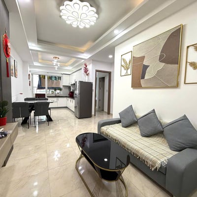 Möblierte luxuriöse Wohnung mit zwei Schlafzimmern zur Miete, Oceanus, Nha Trang, Vietnam