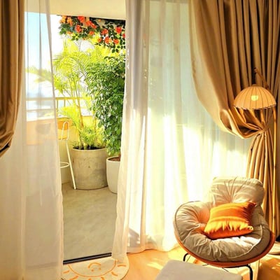 Modern furnished two-room apartment with a sea view for rent, 76 m², Nha Trang, Vietnam