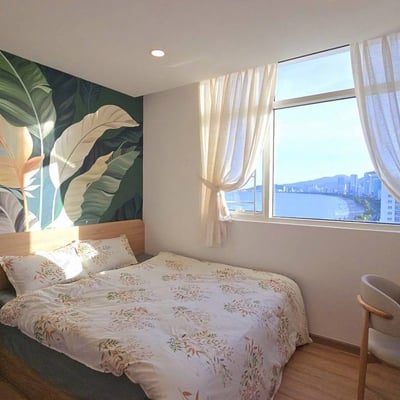 Modern furnished two-room apartment with a sea view for rent, 76 m², Nha Trang, Vietnam