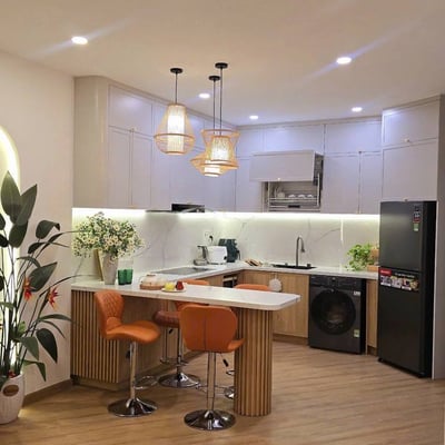 Modern furnished two-room apartment with a sea view for rent, 76 m², Nha Trang, Vietnam
