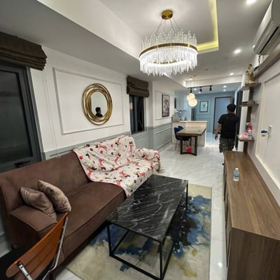 Аренда светлой меблированной трёхкомнатной квартиры с видом на море, 74 м², Нячанг, Вьетнам