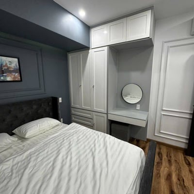 Аренда светлой меблированной трёхкомнатной квартиры с видом на море, 74 м², Нячанг, Вьетнам