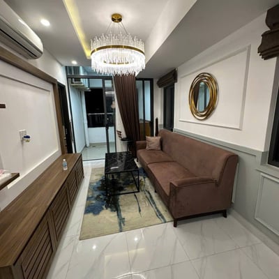 Аренда светлой меблированной трёхкомнатной квартиры с видом на море, 74 м², Нячанг, Вьетнам