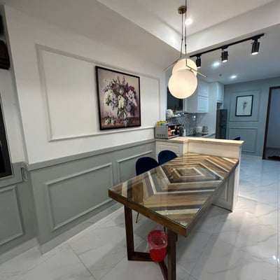 Аренда светлой меблированной трёхкомнатной квартиры с видом на море, 74 м², Нячанг, Вьетнам