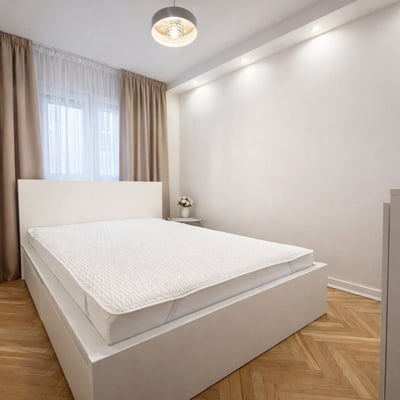 Location d’un appartement moderne et meublé de deux pièces avec balcon, 41 m², Bielany, Varsovie, Pologne