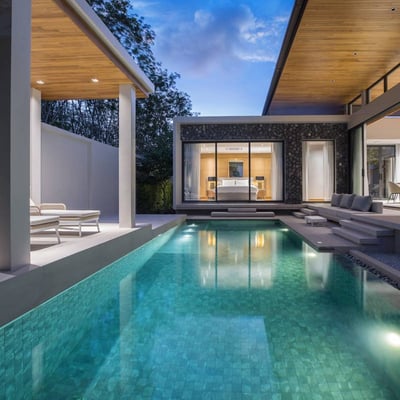 Alquiler de villa moderna estilo loft con piscina privada, Phuket, Tailandia