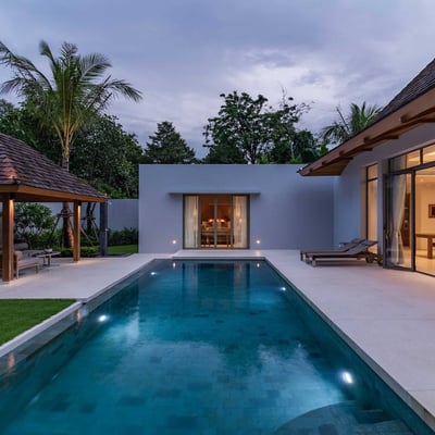 Modern Anchan Tropicana villa with private pool for rent, Phuket, Thailand