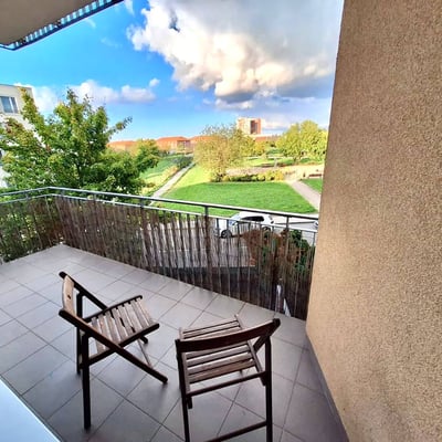 Modern bright apartment with balcony and parking for rent, 57 m², Stodůlky, Prague, Czech Republic