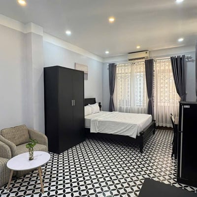 Furnished studio with balcony for rent, 35 m², Nha Trang, Vietnam