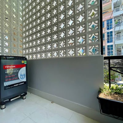 Furnished studio with balcony for rent, 35 m², Nha Trang, Vietnam