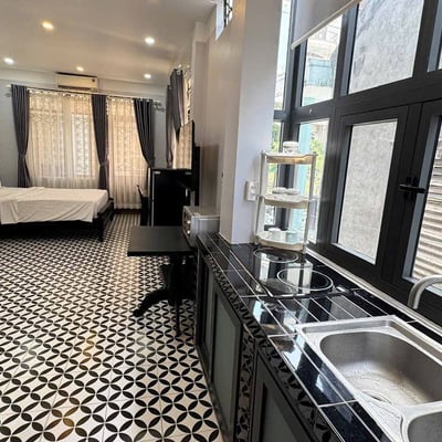 Furnished studio with balcony for rent, 35 m², Nha Trang, Vietnam