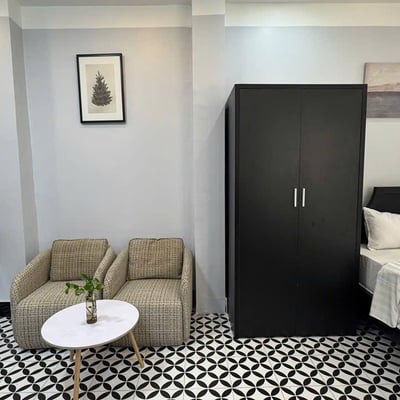 Furnished studio with balcony for rent, 35 m², Nha Trang, Vietnam