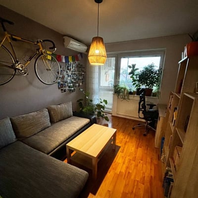 Modern furnished apartment with balcony for rent, Ružinov, Bratislava, Slovakia